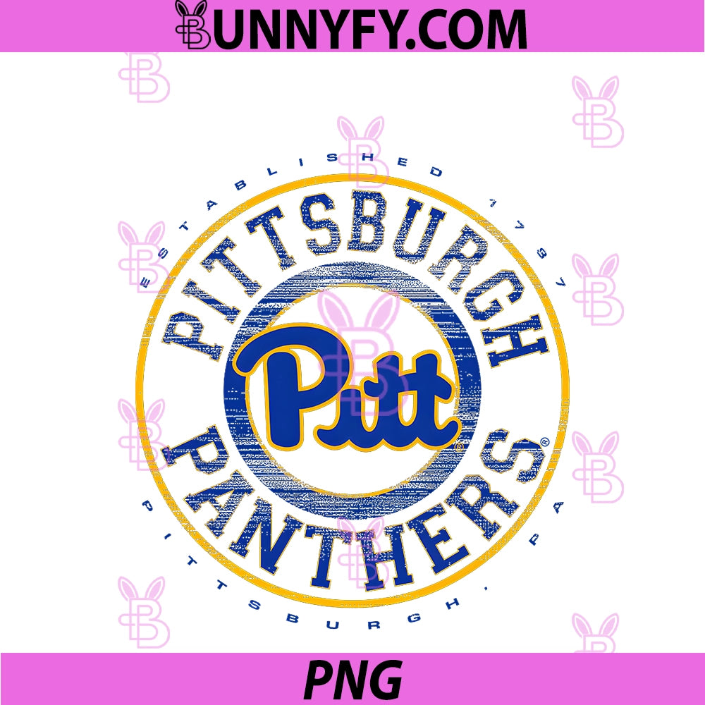 Pittsburgh Panthers Showtime PNG, Vintage Officially Licensed PNG