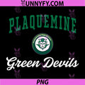 Plaquemine Green Devils Logo PNG, Plaquemine High School Mascot PNG