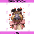 Platypus Animal PNG, Valentine's Day Heart Glasses PNG