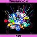 PlayStation Astrobot and Friends PNG, Power Up Group Shot PNG