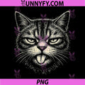 Playful Cat Serving Attitude with Tongue PNG, Out Funny Meme PNG