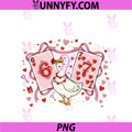 Playing Cards 6 7 Of Hearts 67 Six Seven Bow PNG, Valentines Day PNG