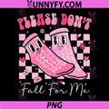 Please Don't Fall for Me PNG, RN PCT CNA PNG, Funny Nurse Valentine PNG