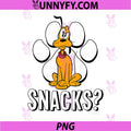 Funny Dog Snacks Cartoon PNG, Cute Cartoon Dog Paw Design PNG