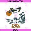 Poipu Beach PNG, Hawaii Surfer Sunset PNG