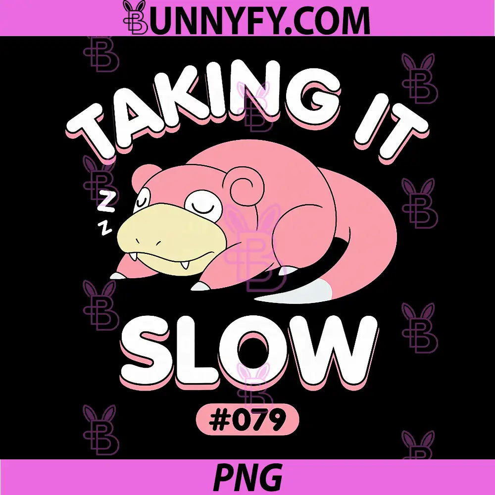Pokémon Slowpoke PNG, Taking It Slow PNG