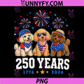 Poodle Dog 250 Anniversary PNG, USA 250th Poodle 4th of July PNG
