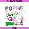 Poppie Of The Birthday PNG, Girl Golf Lover PNG