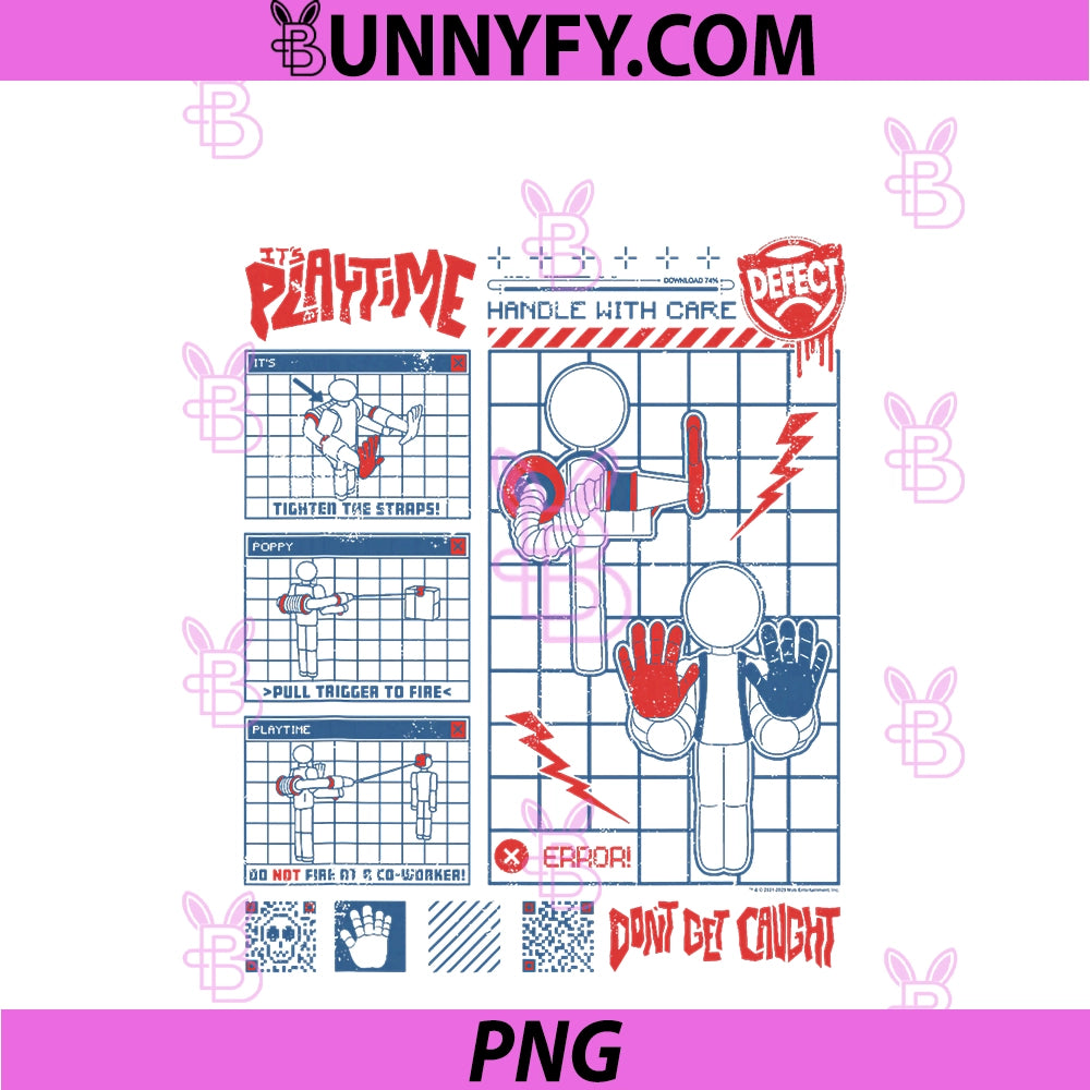 Poppy Playtime PNG, It's Playtime Player Instruction Manual PNG