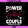 Power Couple Christian Couples PNG, Matching Valentines Day PNG