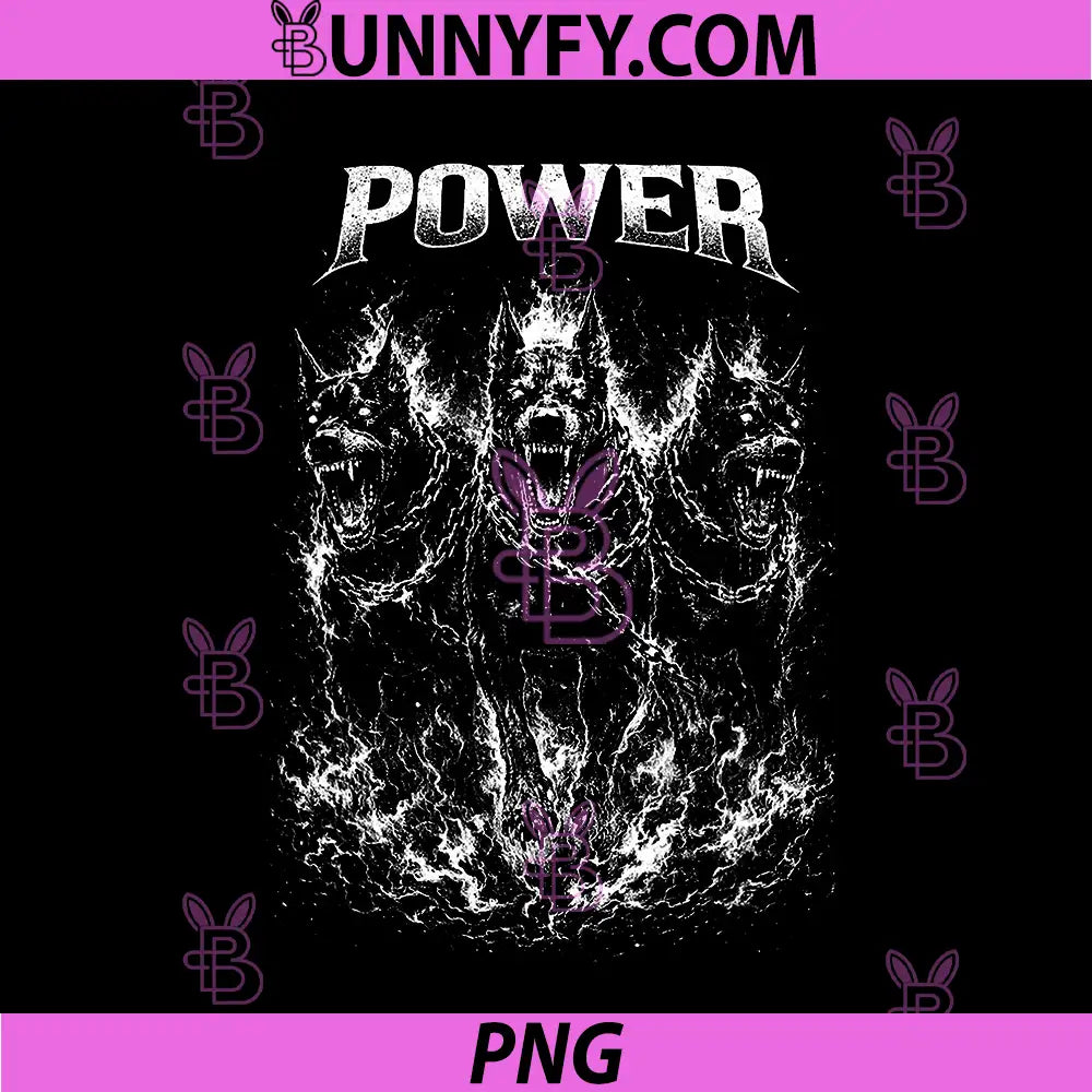 Power Three Headed Dogs PNG, Cerberus Hellhound Grunge Art PNG