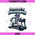Powered By Plumbing PNG, Pipe Robot Pun Graphic PNG
