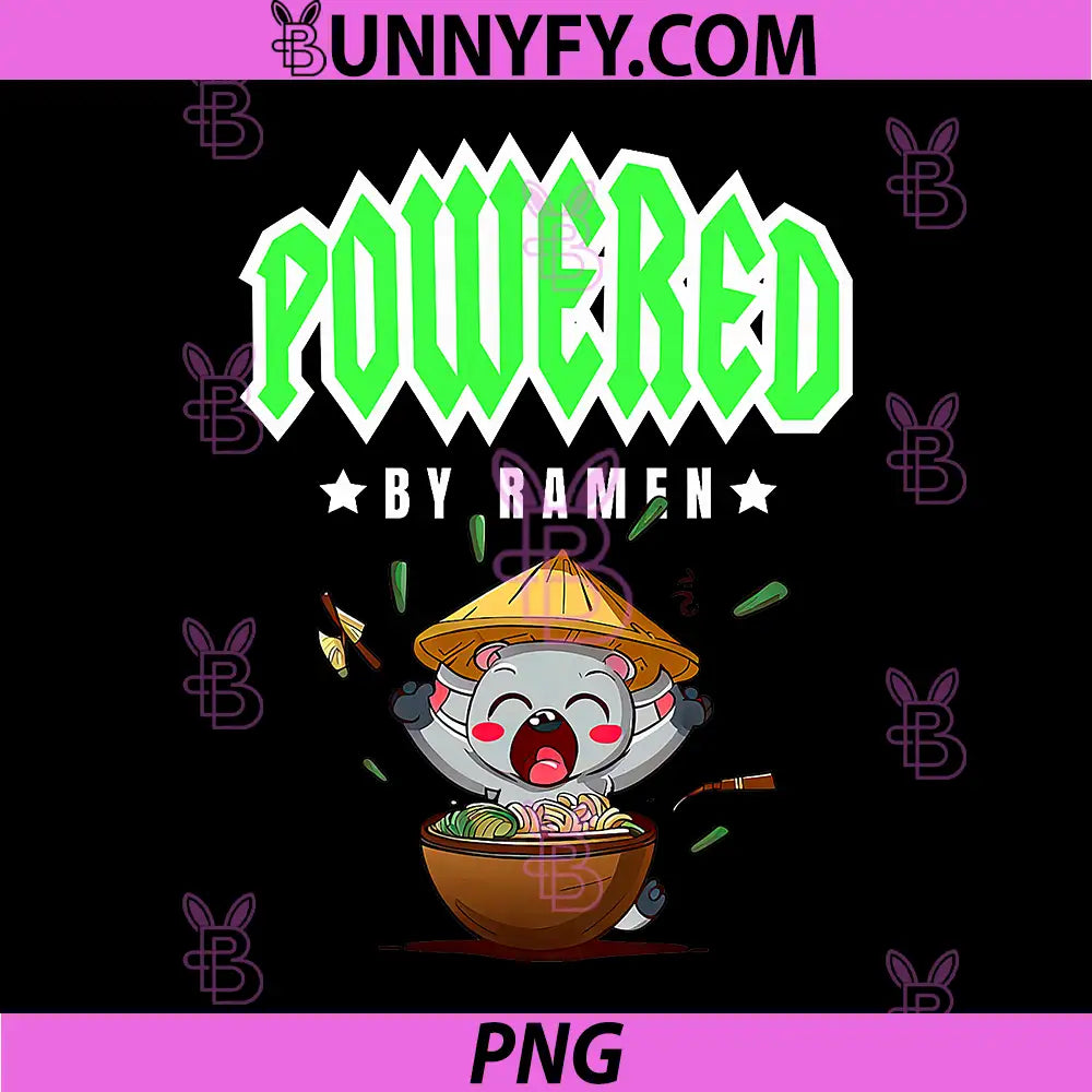 Powered By Ramen Crazy PNG, Ramen Coala PNG