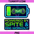 Powered by Pre Workout PNG, Gym PNG