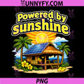 Powered by Sunshine PNG, Permanent Vacation Party Graphic PNG