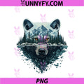 Powerful Wolf Arctic PNG, Reflection Wildlife Depth Nature Art PNG