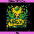 Power of Abundance PNG, Retro Energy PNG