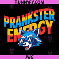Prankster Energy PNG, Raccoon April Fools Day Prank Joke Saying PNG