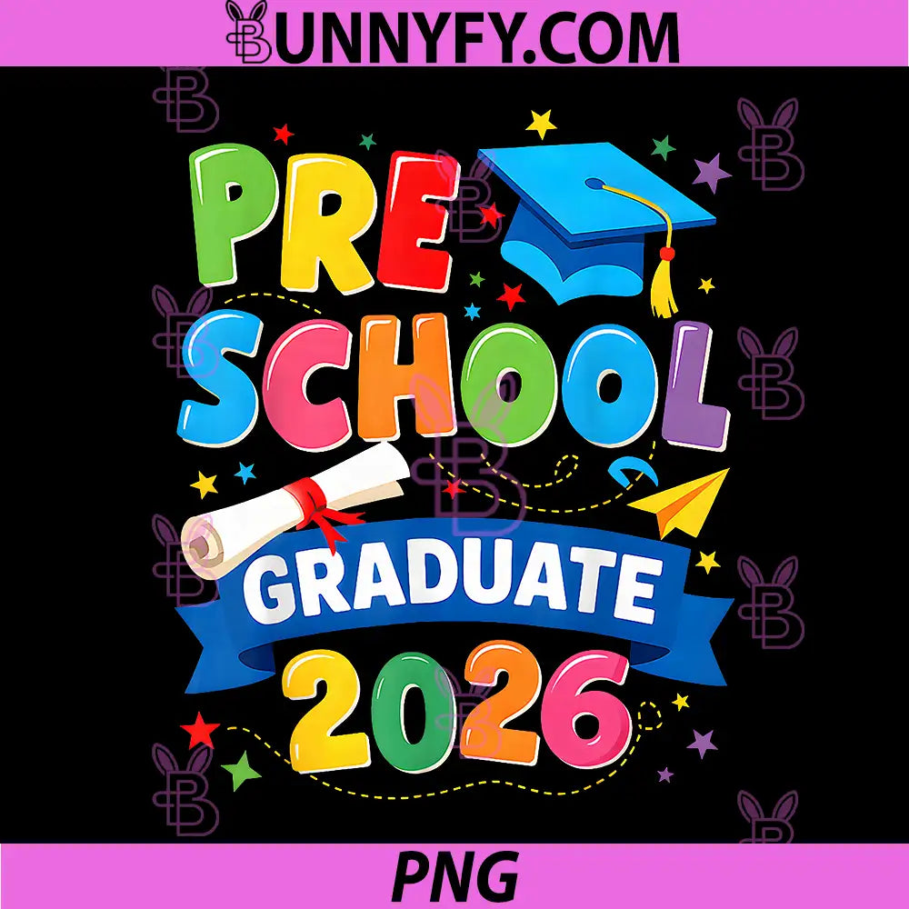 Preschool Graduation 2026 PNG, Pre-k Graduate PNG