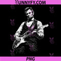 President Abraham Lincoln PNG, Abe Lincoln Playing Guitar Vintage PNG