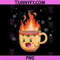 Pretty Fire Cup PNG, Hot Drinks Lovers PNG