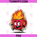 Pretty Fire Cup PNG, For Hot And Winter Drinks Lovers PNG