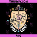 Princess Security Protection PNG, Retro Castle Matching Family PNG