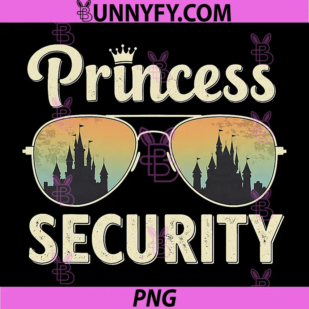 Princess Security PNG, Squad Vacation Family Matching PNG