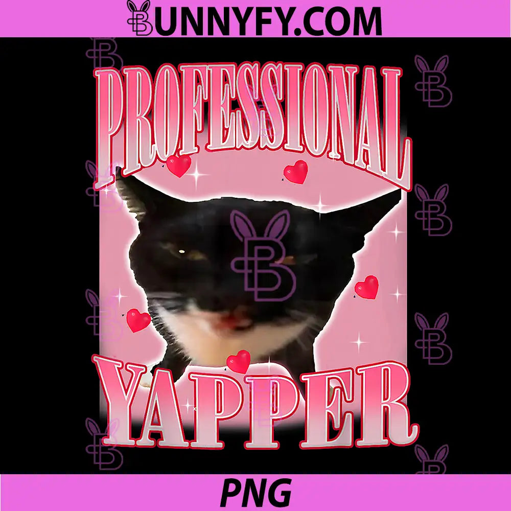 Professional Yapper PNG, Cat Funny Oddly Specific PNG, Dank Meme PNG