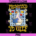 Promoted to GILF PNG, Funny Goose Reading Book Grandma PNG
