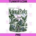 Protect Our National Parks PNG, Bigfoot Mothman Cryptid PNG