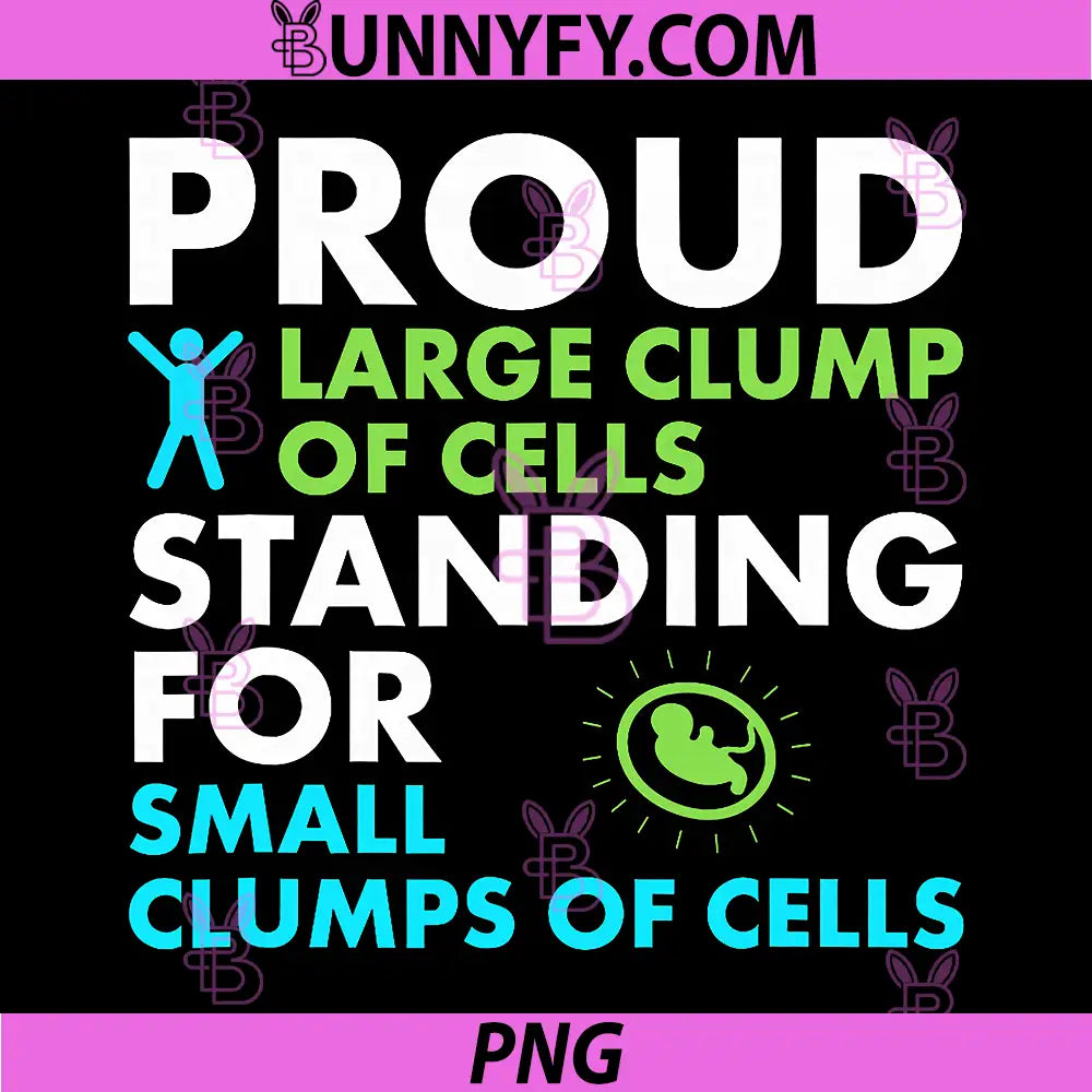 Proud Large Clump of Cells PNG, Standing for Small Clumps of Cell PNG