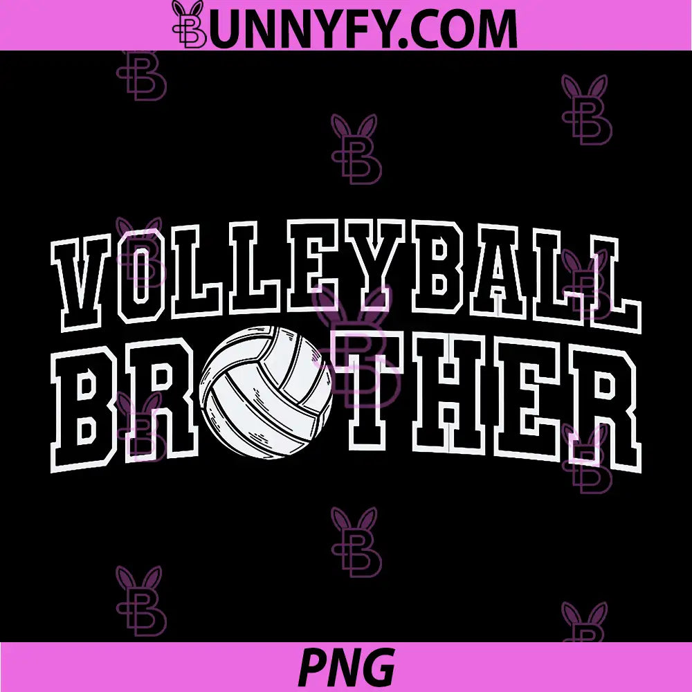 Proud Volleyball Brother PNG, Player Volleyball PNG