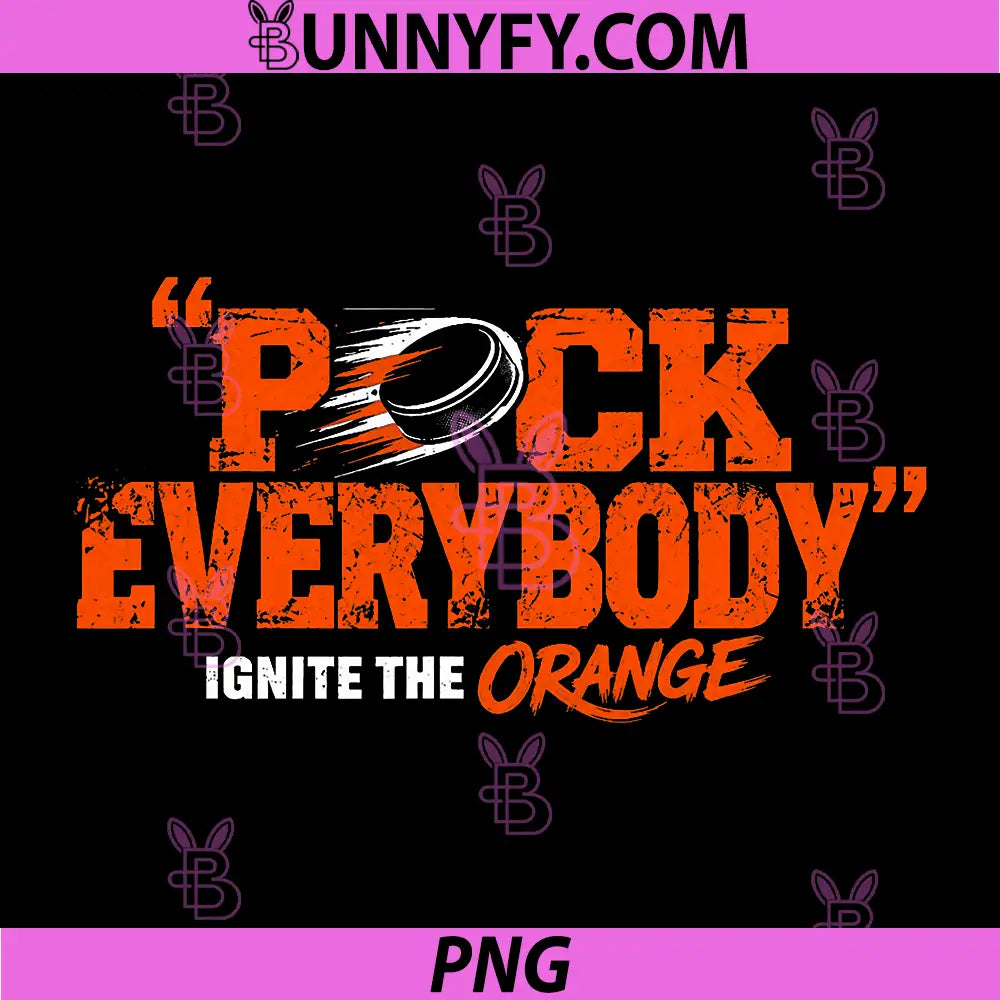 Puck Everybody Orange PNG