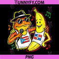 Puerto Rico Dominican Republic PNG, Music Frog Banana Duo PNG