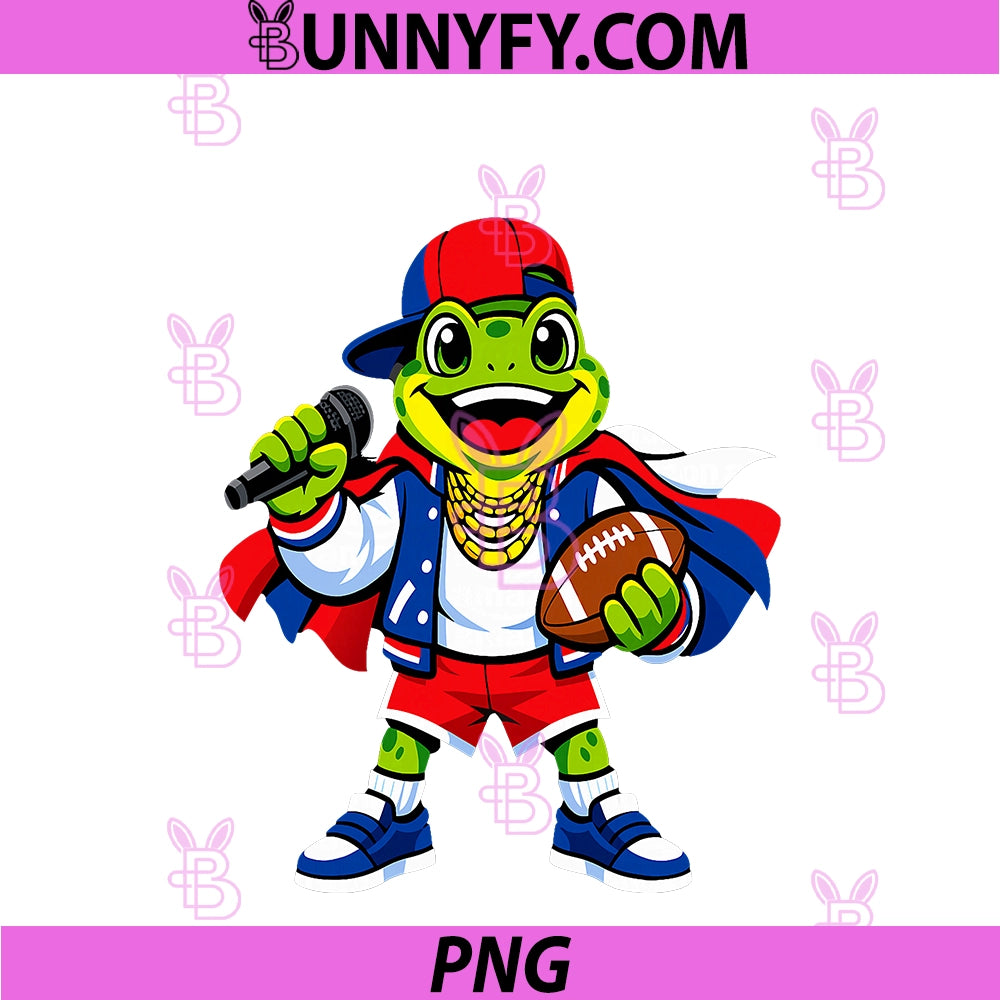 Puerto Rico Music Kids Girl Flag Coqui Frog PNG, Funny Football PNG