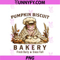 Pumpkin Biscuit PNG, Bakery Baking Cat Kneading Dough Vintage PNG