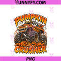 Pumpkin Crusher Monster Truck PNG, Halloween Ghost PNG