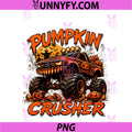Pumpkin Monster PNG, Truck Ghosts Halloween PNG