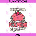 Pumpkins Lumpkins PNG, Breast Cancer Awareness Pink Ribbon Humor PNG