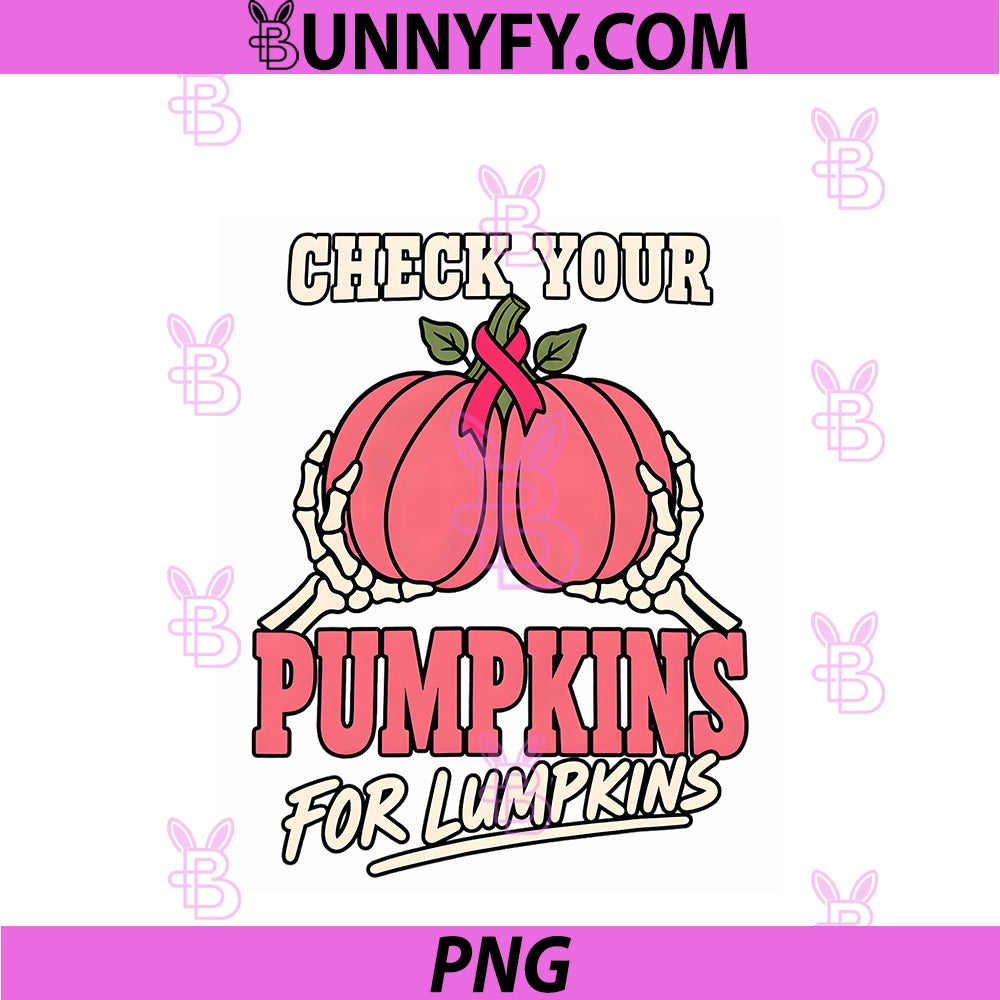 Pumpkins Lumpkins PNG, Breast Cancer Awareness Pink Ribbon Humor PNG