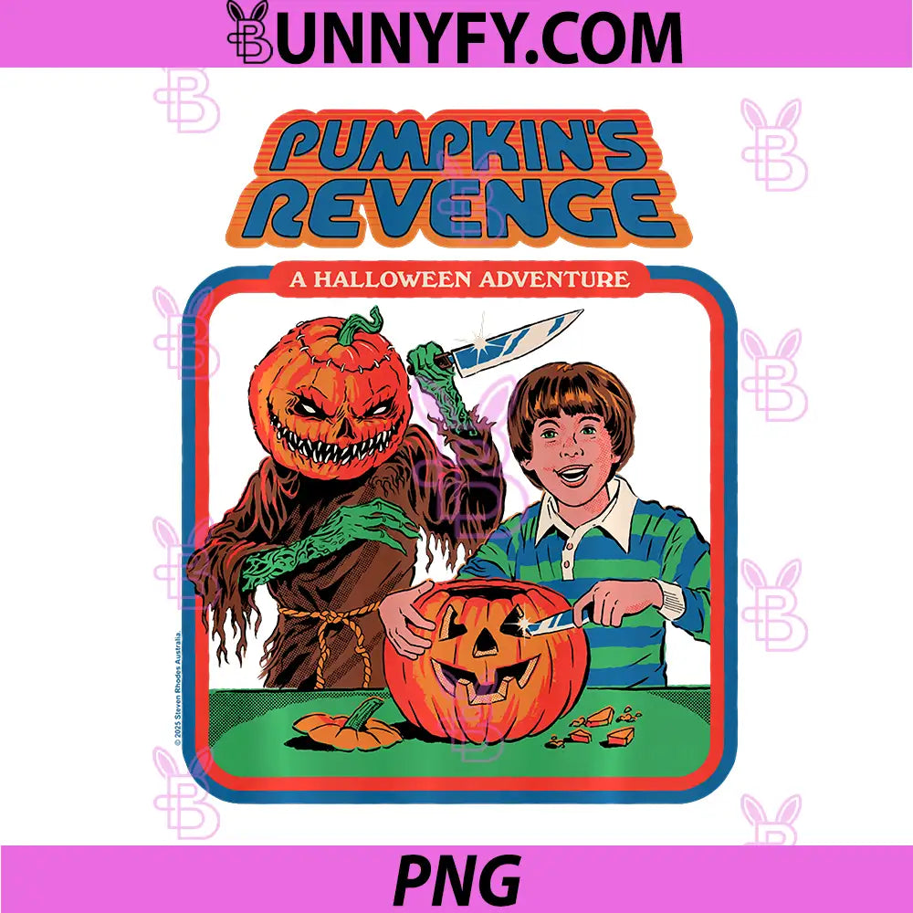 Pumpkins Revenge Halloween PNG, Sarcastic Retro Funny Adult Humor PNG
