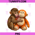 Punch Monkey Cute PNG, Baby Funny Animal PNG