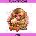 Punch Monkey Cute PNG, Baby Teddy Kawaii Animal Clipart PNG