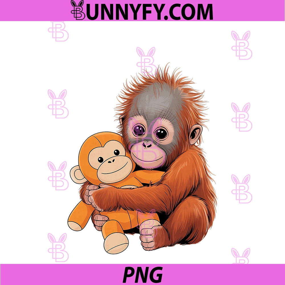 Punch Monkey Cute PNG, Funny Animal PNG