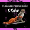 Punch Monkey Plush Cute PNG, Baby Monkey with Plushie Brave Meme PNG