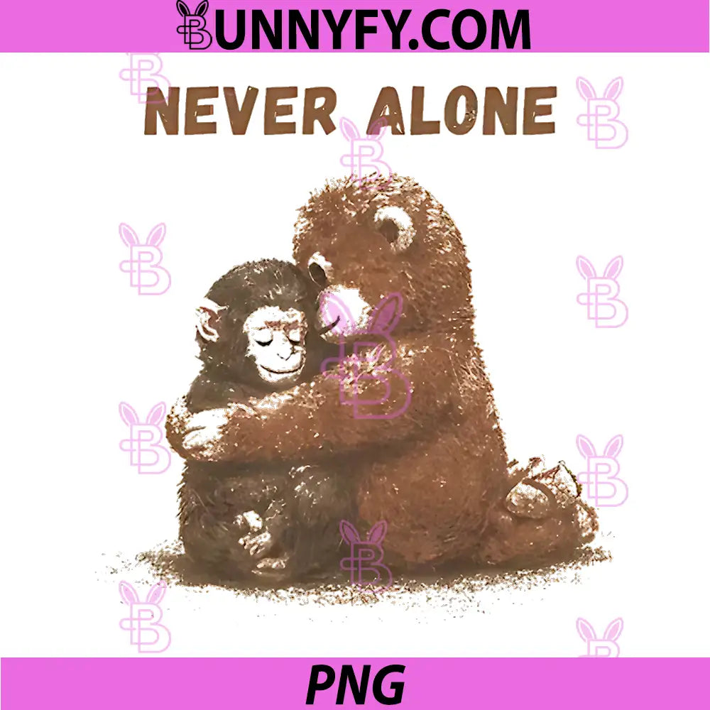 Never Alone PNG, Punch Monkey PNG