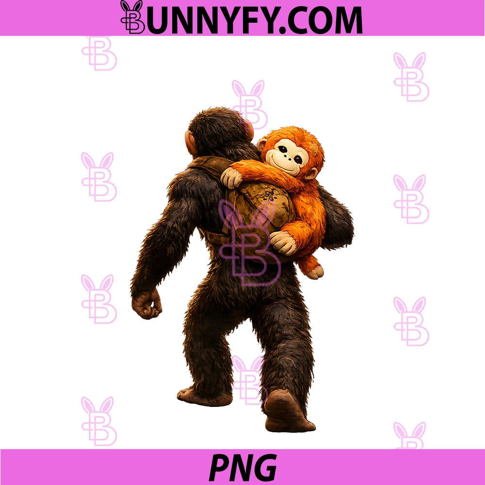 Punch The Baby Monkey Cute PNG, Little Monkey Growing Strong PNG