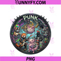 Punk Rock Music Animal PNG, Funny Capybara Axolotl Punk Band PNG
