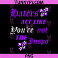 Purple Color PNG, Haters Act Like They Don't Know Purple PNG